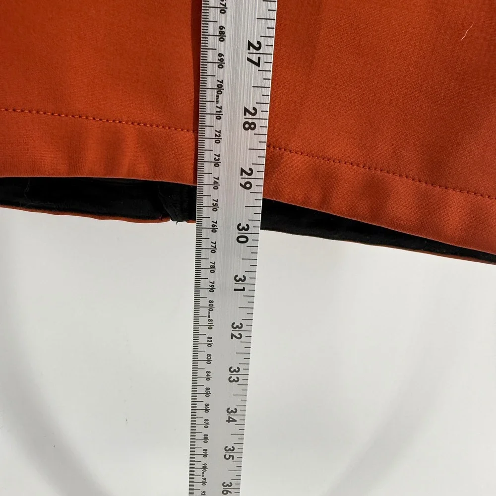 The North Face WindWall Softshell Jacket Mens XL Black Orange Full Zip Fleece